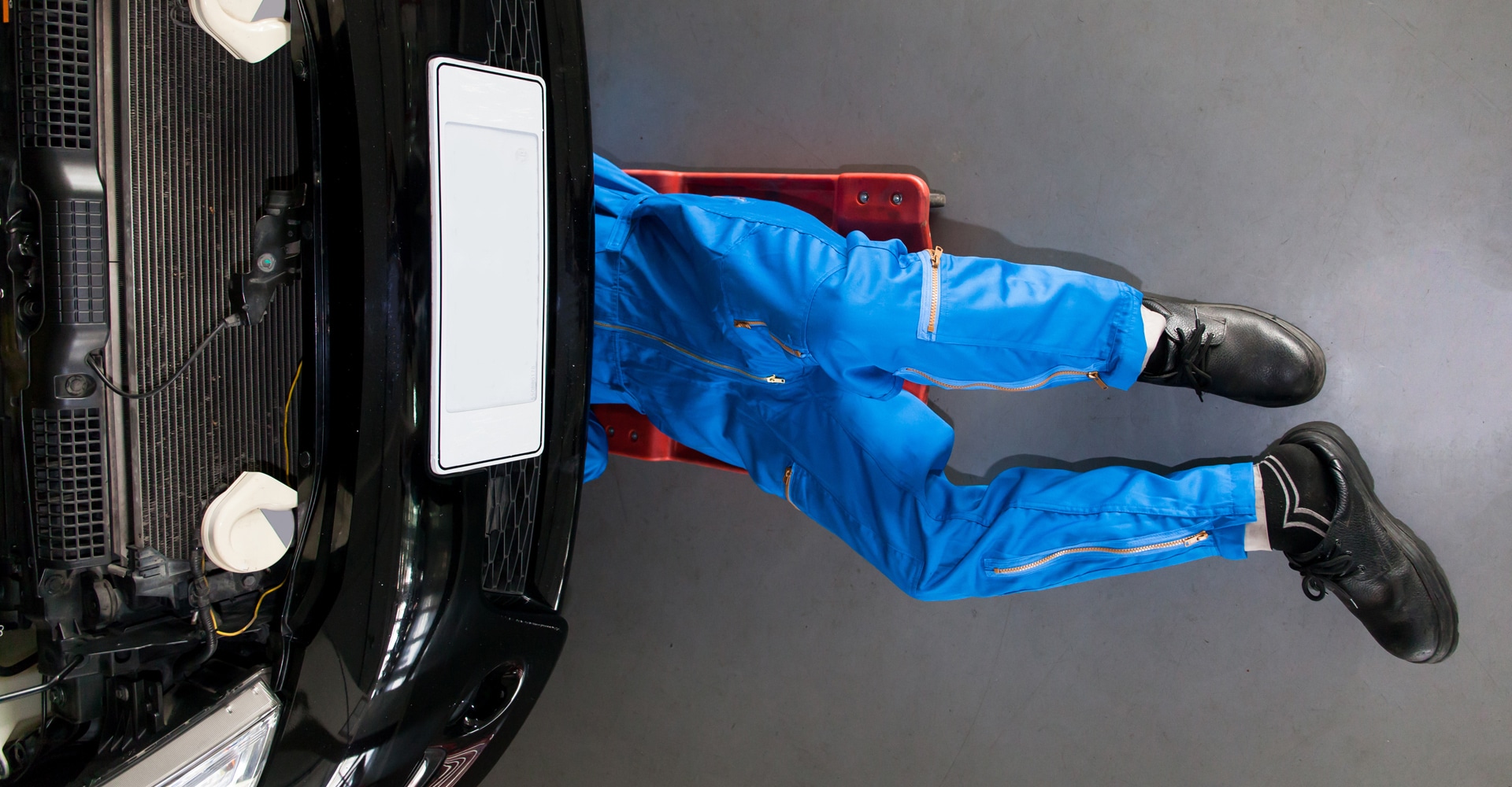 Werkplaatsvloer voor auto's