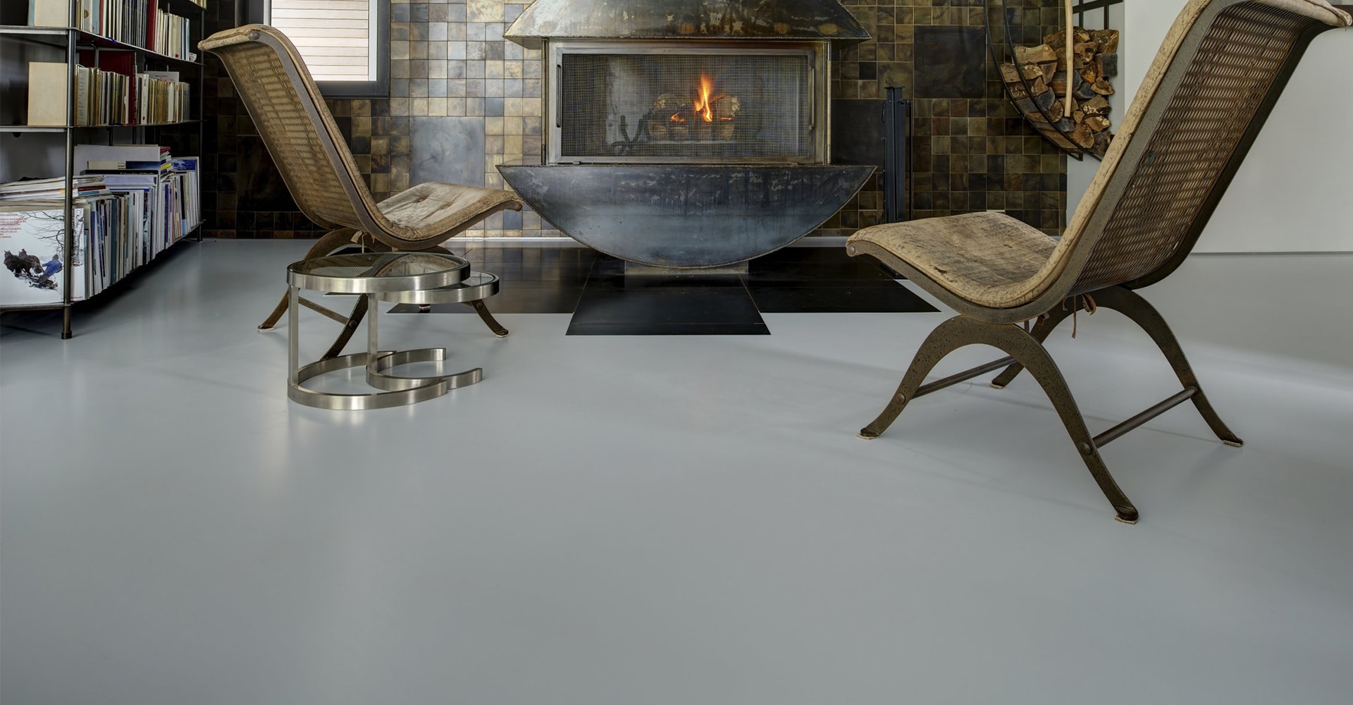 Woningvloer in de woonkamer