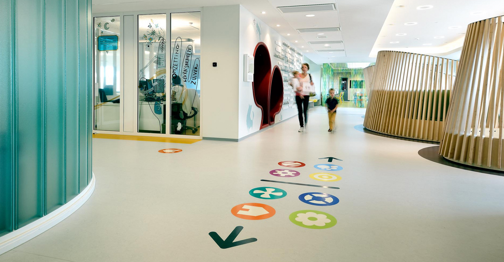 Ziekenhuisvloer afdeling