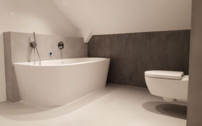 Badkamer gietvloer