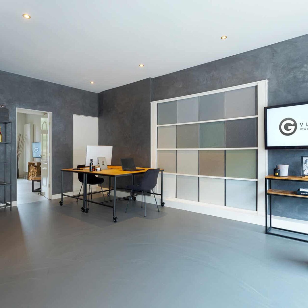 Gietvloer Showroom in Amsterdam