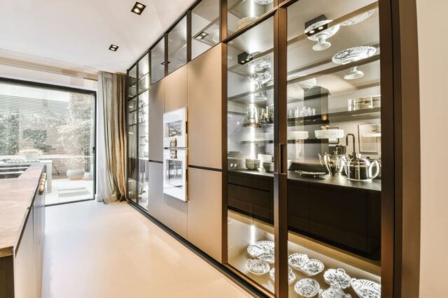 Design keuken met gietvloer PU