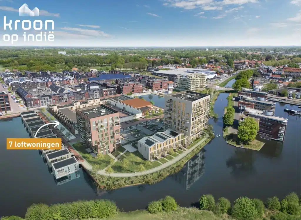De Kroon op Indië Almelo, industrieel wonen met een naadloze vloer