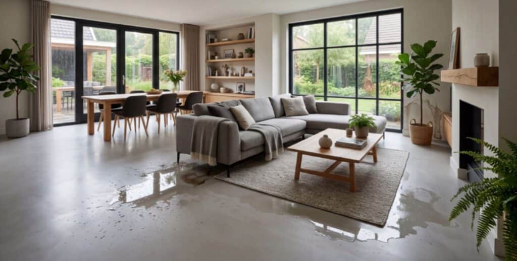 Wat te doen bij waterschade op een gietvloer?