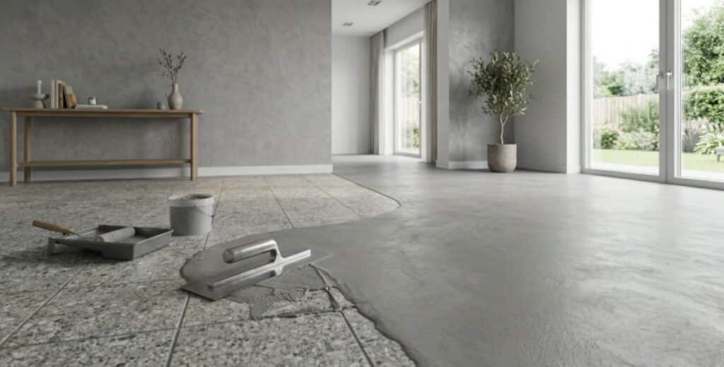 Stappenplan voor het aanbrengen van microcement over tegels