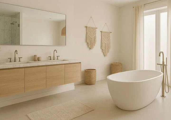 PU-Gietvloer-met-bohemian-interieur-badkamer